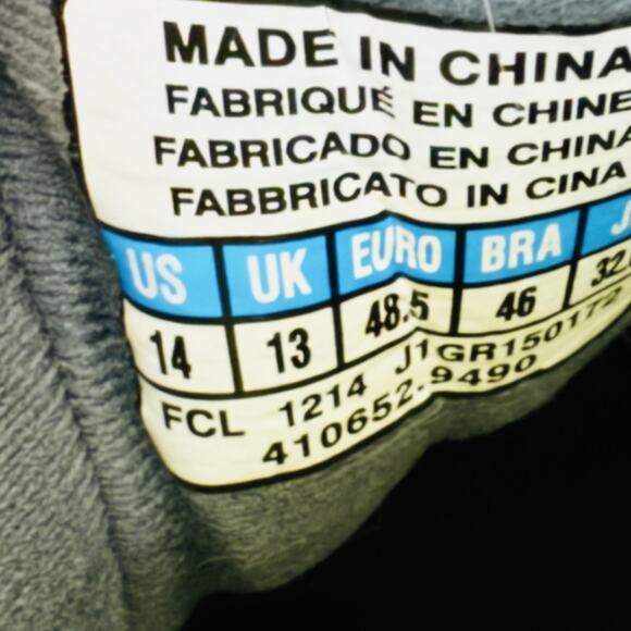 Mizuno Shoes Mens 14 Gray Yellow Paint Splatter Wave Creation 16 Running Sneaker - Picture 11 of 12